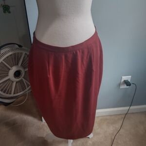 City Chic brick red pencil Skirt